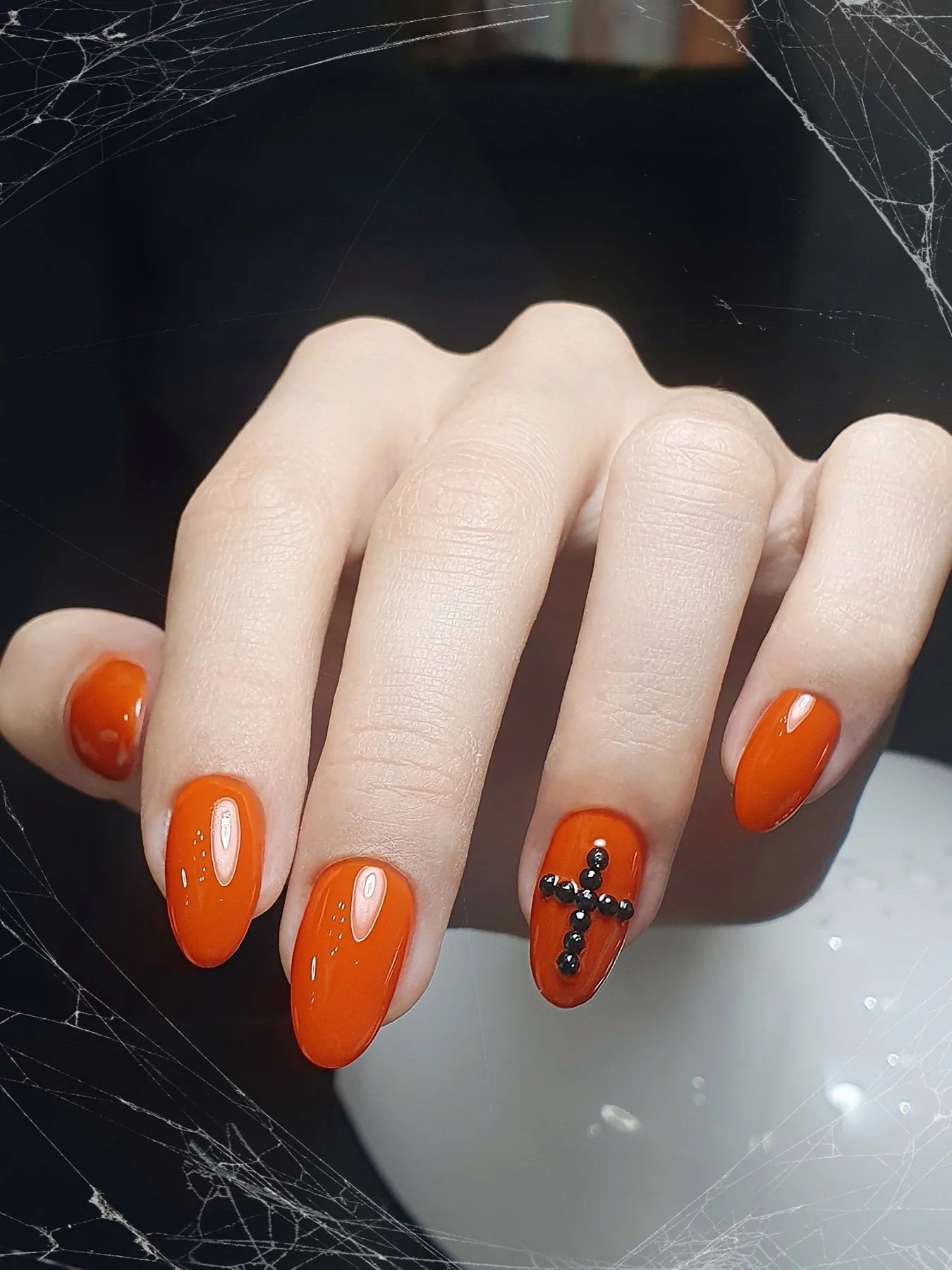Nageldesign Orange Edit von Boppart Beauty